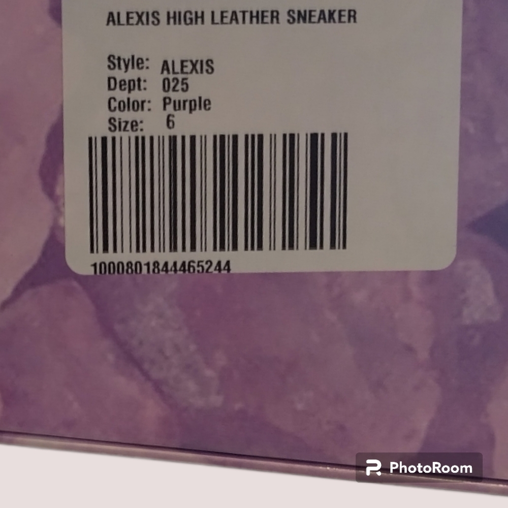 πVINTAGE HAVANA'S LIMITED EDITION BNIB DIP DYE PURPLE ALEXIS SNEAKERS SIZE 6 - Picture 12 of 15